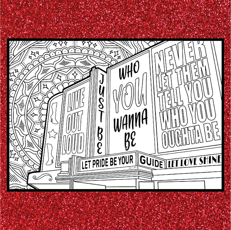 Kinky boots raise you up â digital download â coloring pages coloring broadway