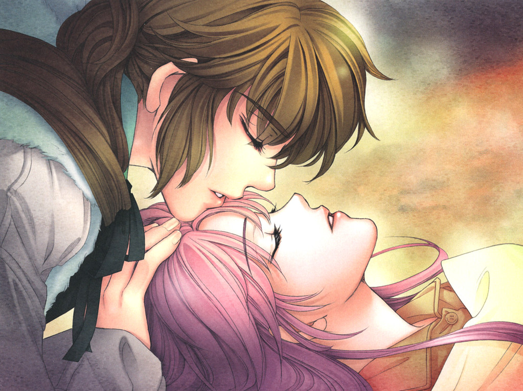 Kiss anime romantic scene kiss anime romantic scene image â
