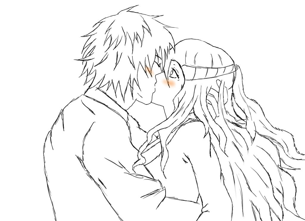 Suoh mikoto kiss hes girlfriend by serinu