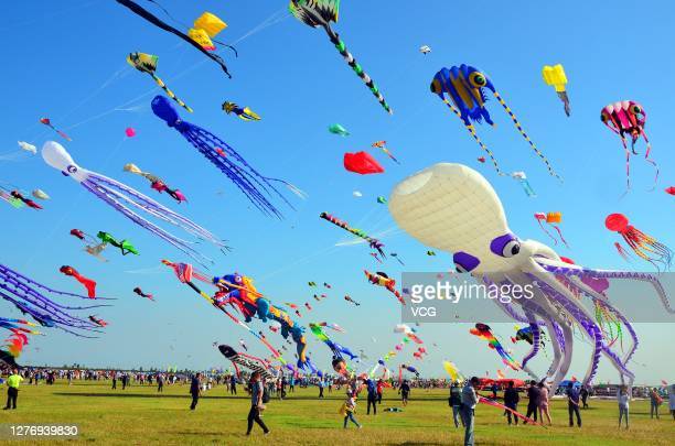 Weifang international kite festival photos and premium high res pictures