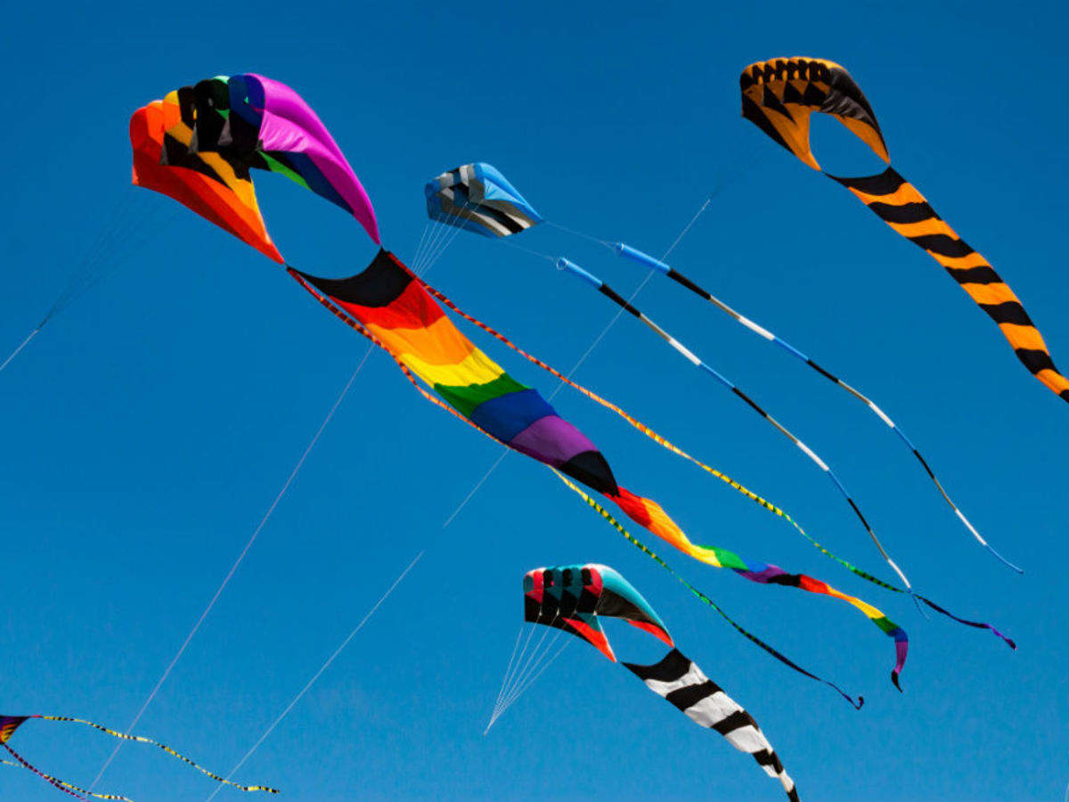 International kite festival begins in ahmedabad with colourful unique kites ahmedabad
