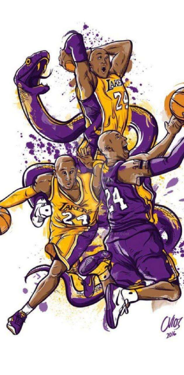 Kobe bryant art wallpapers anime poster nba print wall decor college cubicle office dorm gift