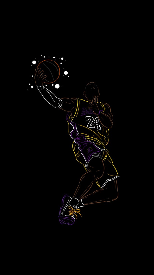 Made a wallpaper dedicated to sir kobe bryant i hope its okay to post this here rlakers