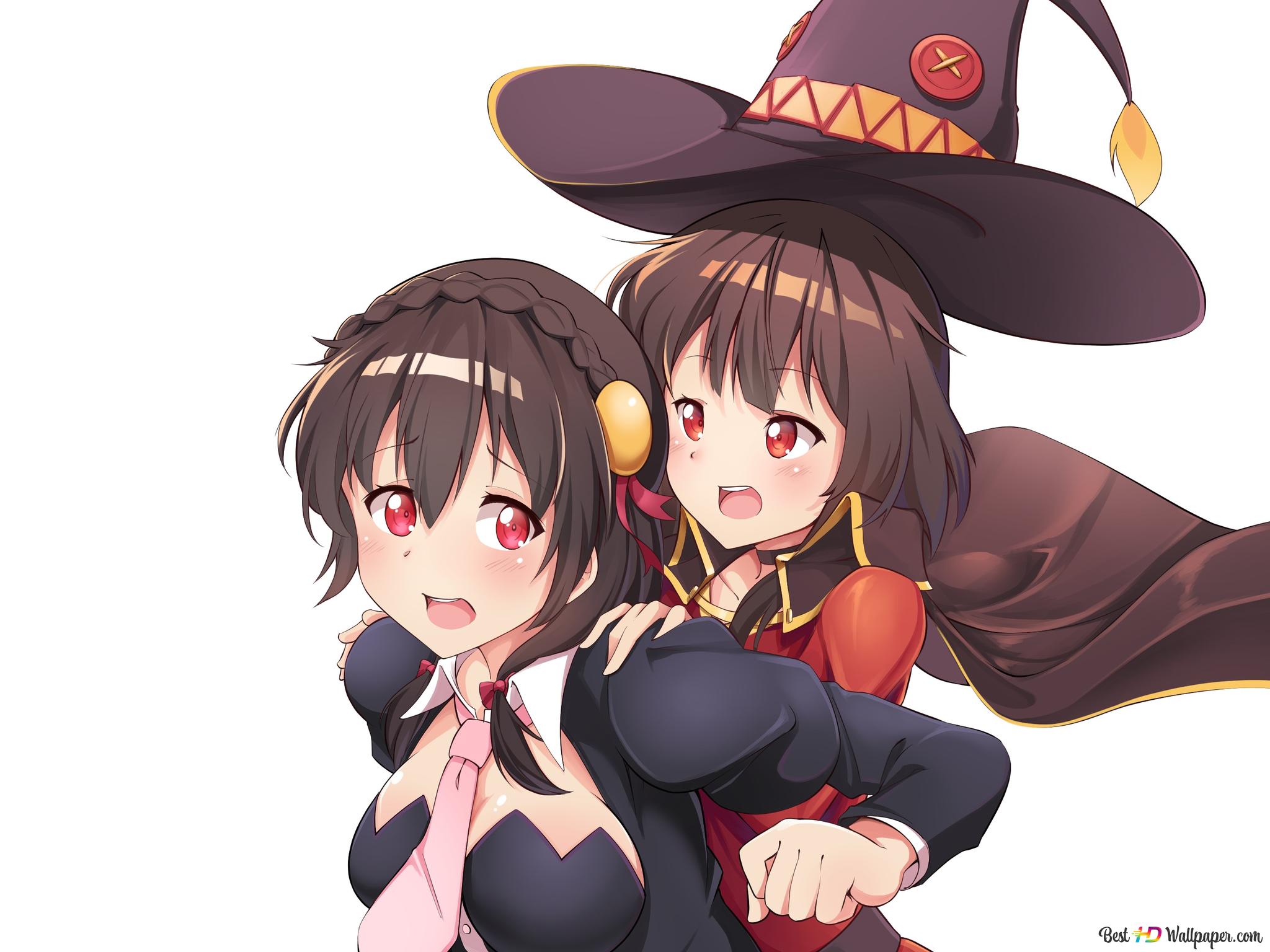 Kono Subarashii Sekai ni Shukufuku wo! #Megumin Yunyun (Konosuba) #2K  #wallpaper #hdwallpaper #desktop