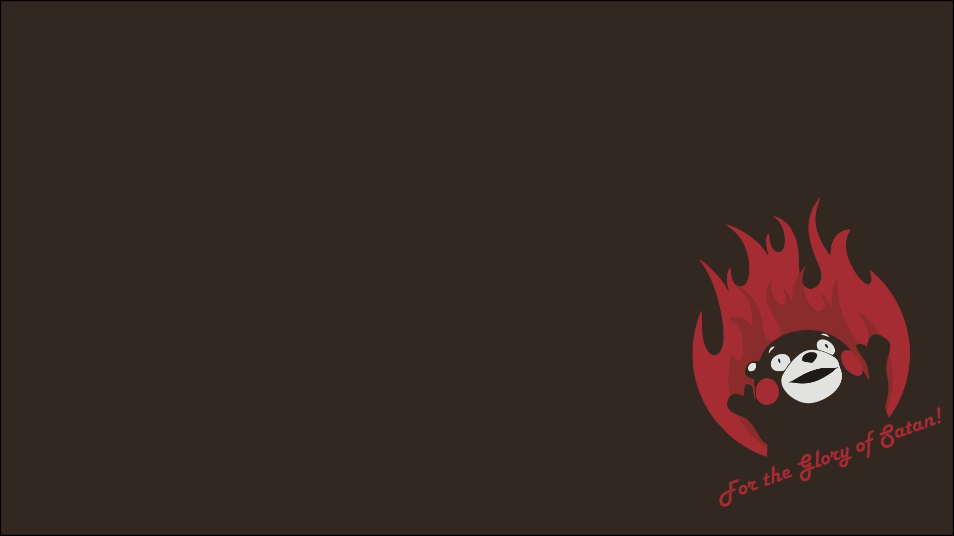 Satan kumamon fire wallpapers hd desktop and mobile backgrounds