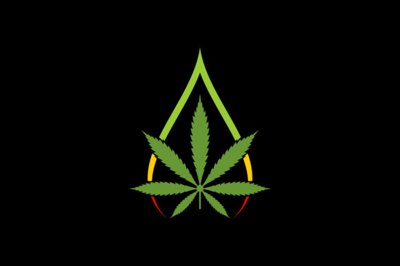 Cannabis logo grafik von skyace graphic