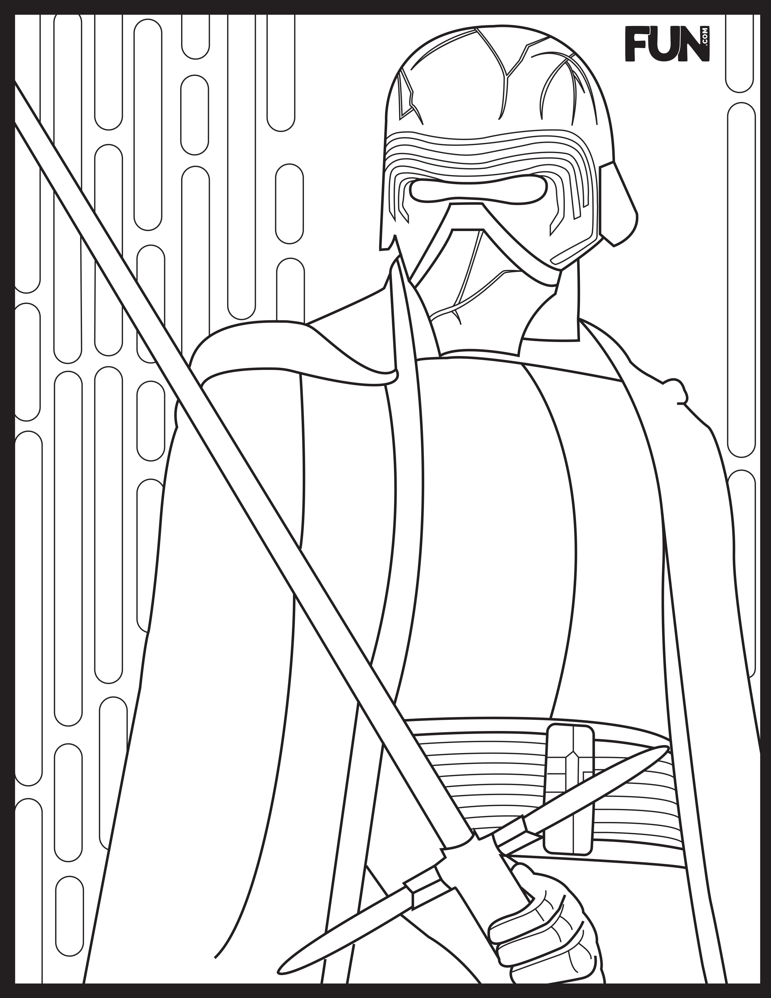 Star wars coloring pages and bingo sheets printables