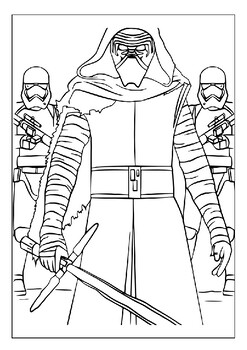 Mmerse yourself with darth vader in our star wars coloring pages for kids