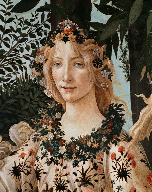 Detail of the spring head of flora
