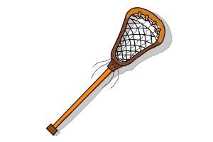 How to draw a lacrosse stick