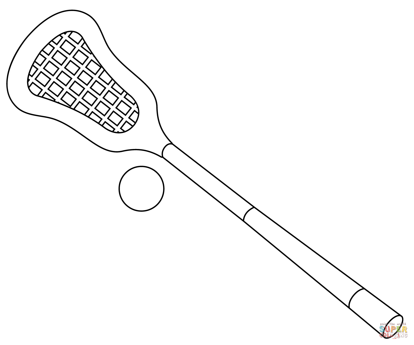 Lacrosse rocket coloring page free printable coloring pages