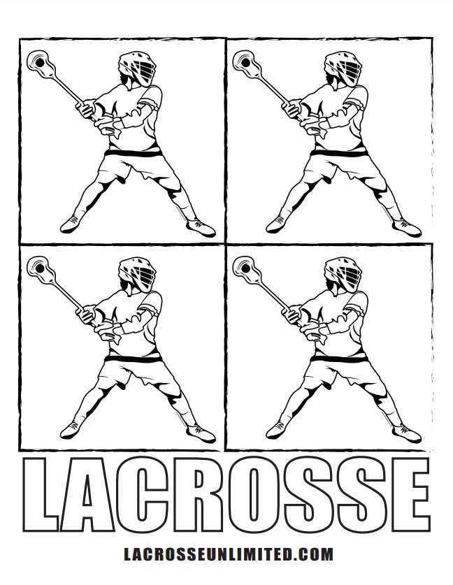 Lacrosse coloring pages lacrosse unlimited