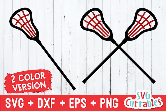 Lacrosse stick svg lacrosse cut file crossed sticks svg dxf eps png silhouette cricut digital download