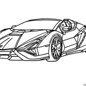 Lamborghini coloring pages printable for free download