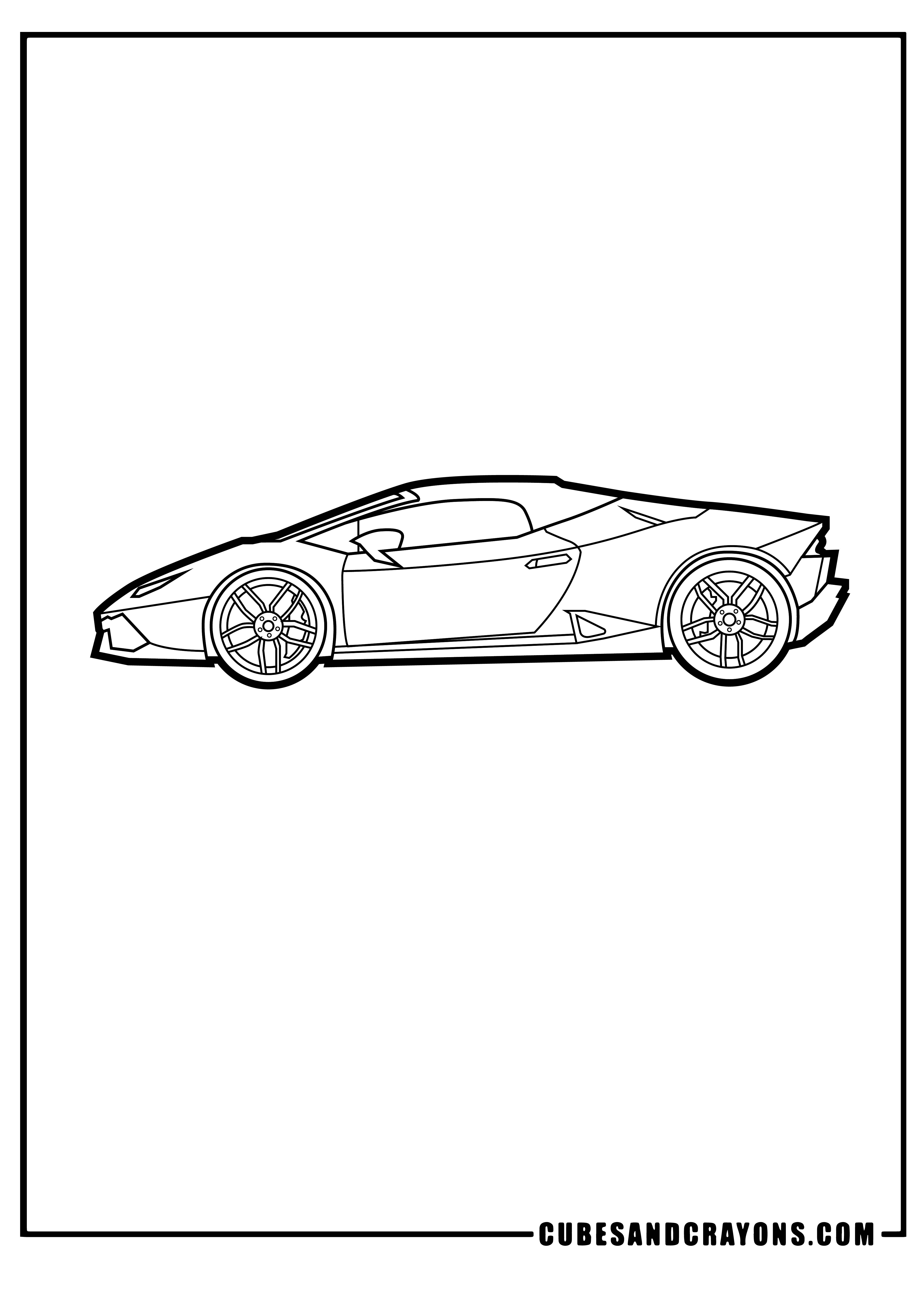 Lamborghini coloring pages free printables