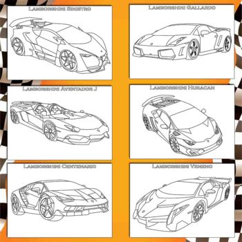 Lamborghini cars coloring pages printable coloring sheets x inches