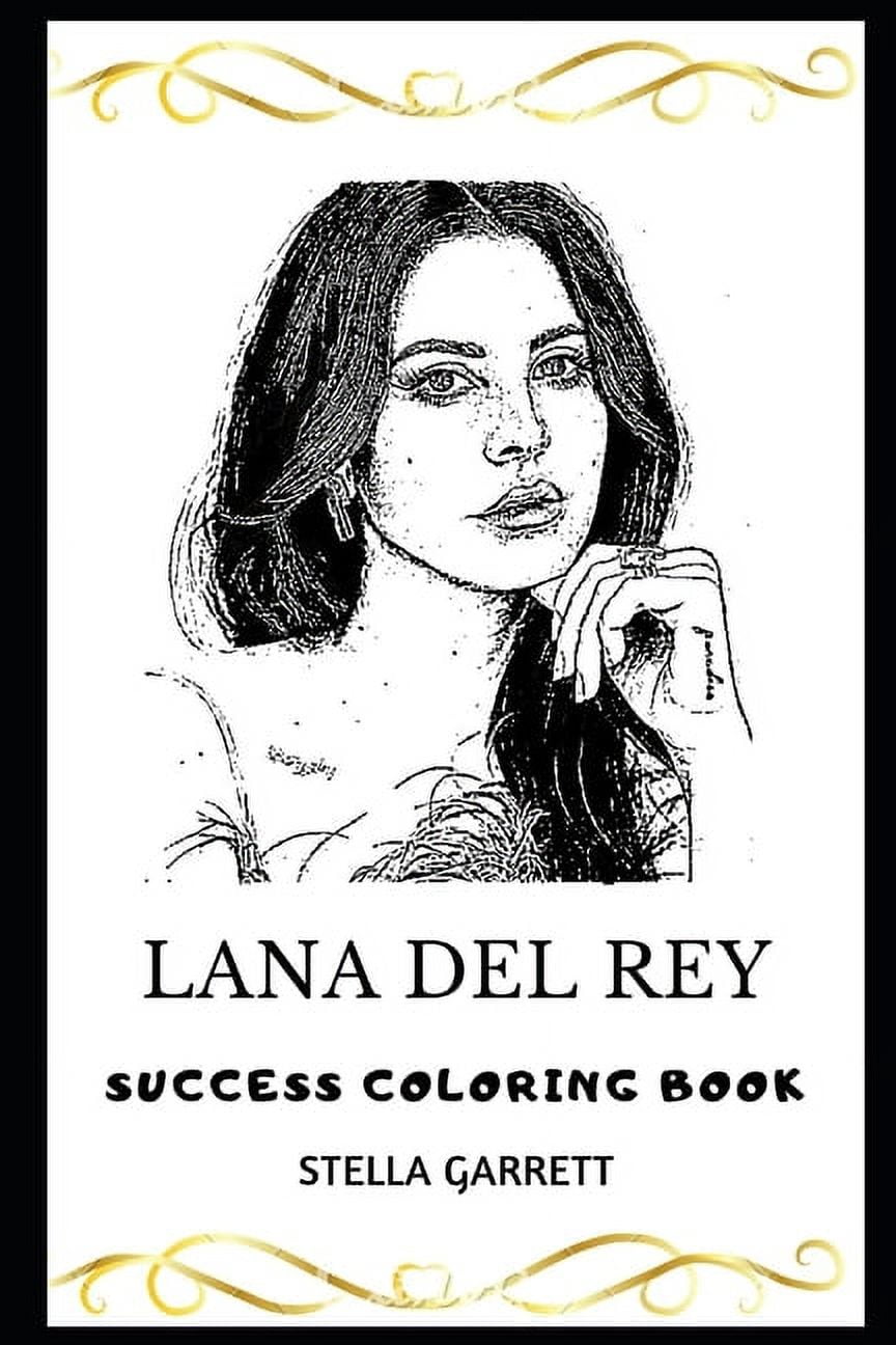 Lana del rey success coloring books lana del rey success coloring book series paperback