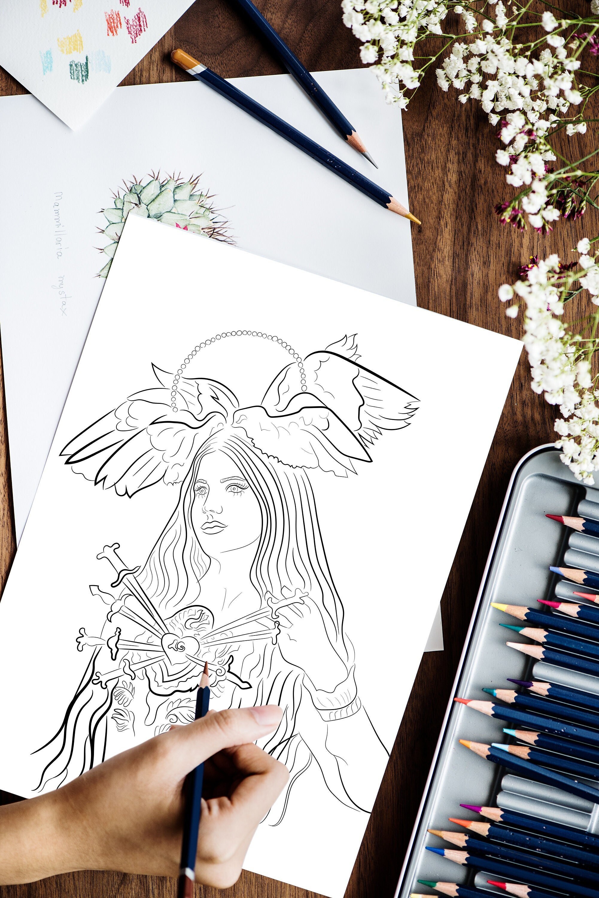 Lana del rey line art for coloring embroidery printable instant download