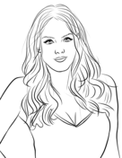 Lana del rey coloring page free printable coloring pages