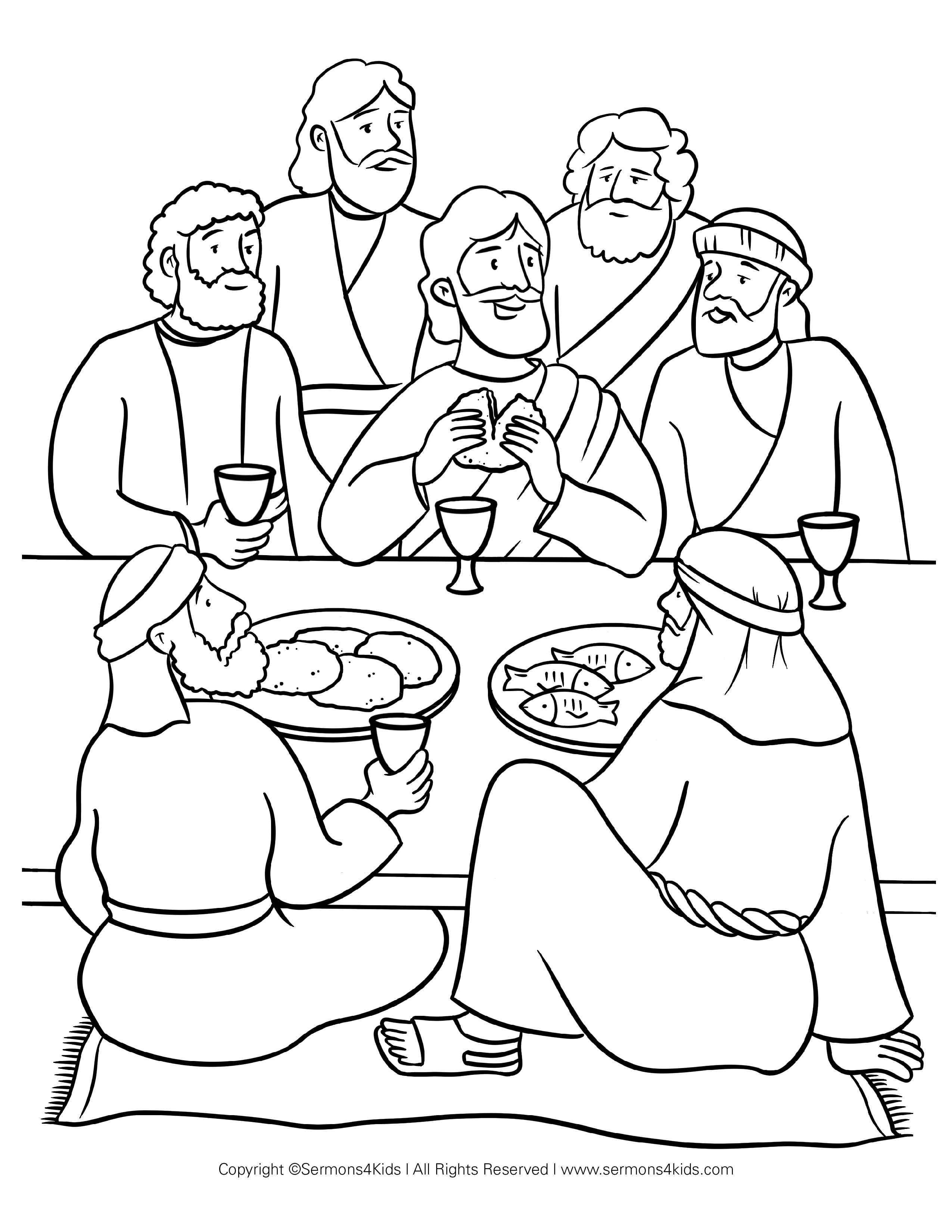 The last supper childrens sermons from sermonsk