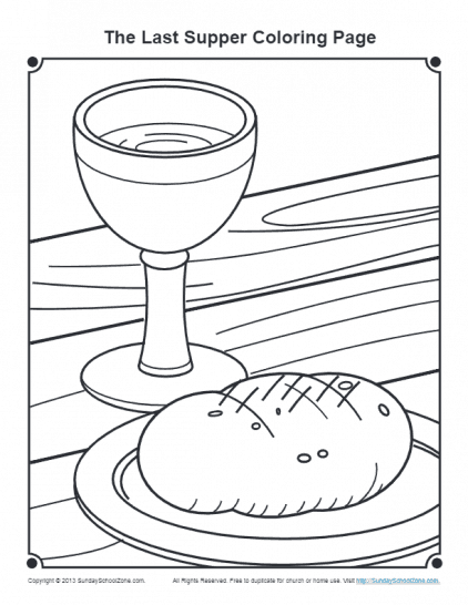 The last supper archives bible coloring pages sunday school coloring pages last supper