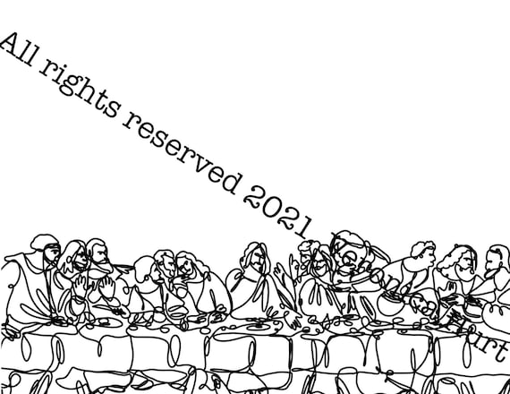 Catholic minimalist the last supper coloring page standing home decor for kids and adults