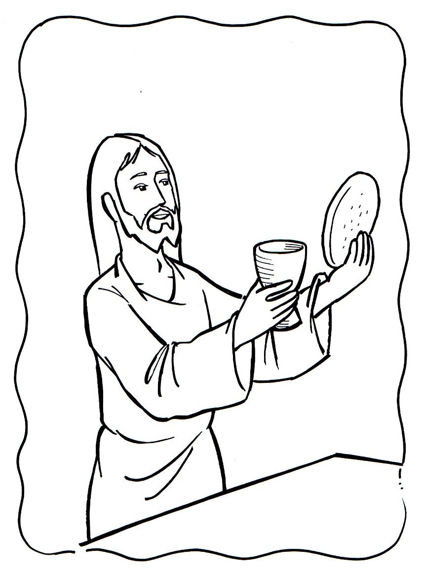 Free printable last supper coloring pages last supper bible coloring pages jesus coloring pages