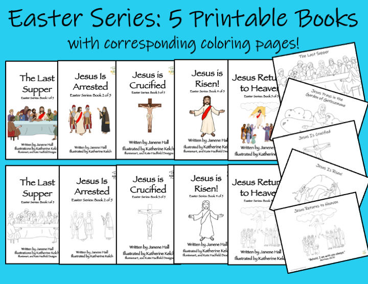 Easter series printable books