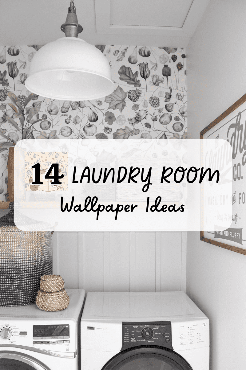 Laundry room wallpaper ideas to spruce up the drabness