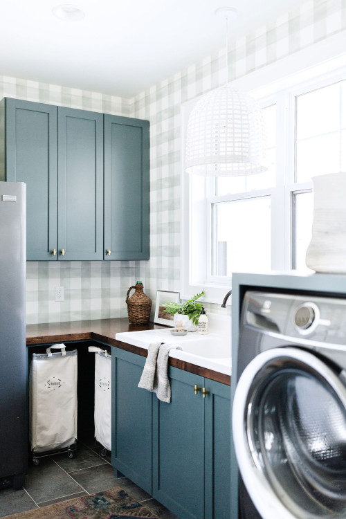 Laundry wallpaper ideas to freshen up your space