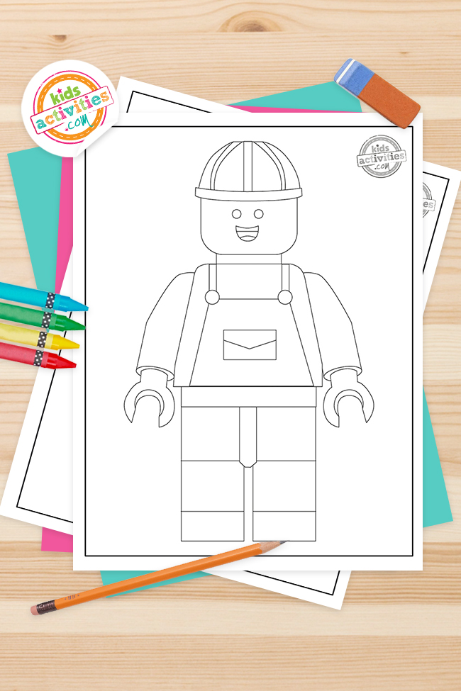 Printable lego coloring pages for kids kids activities blog