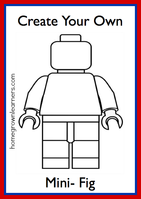 Lego minifig printable â homegrown learners
