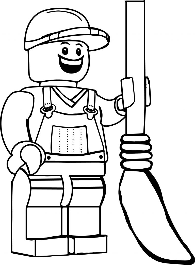 Lego police coloring pages ð to print and color