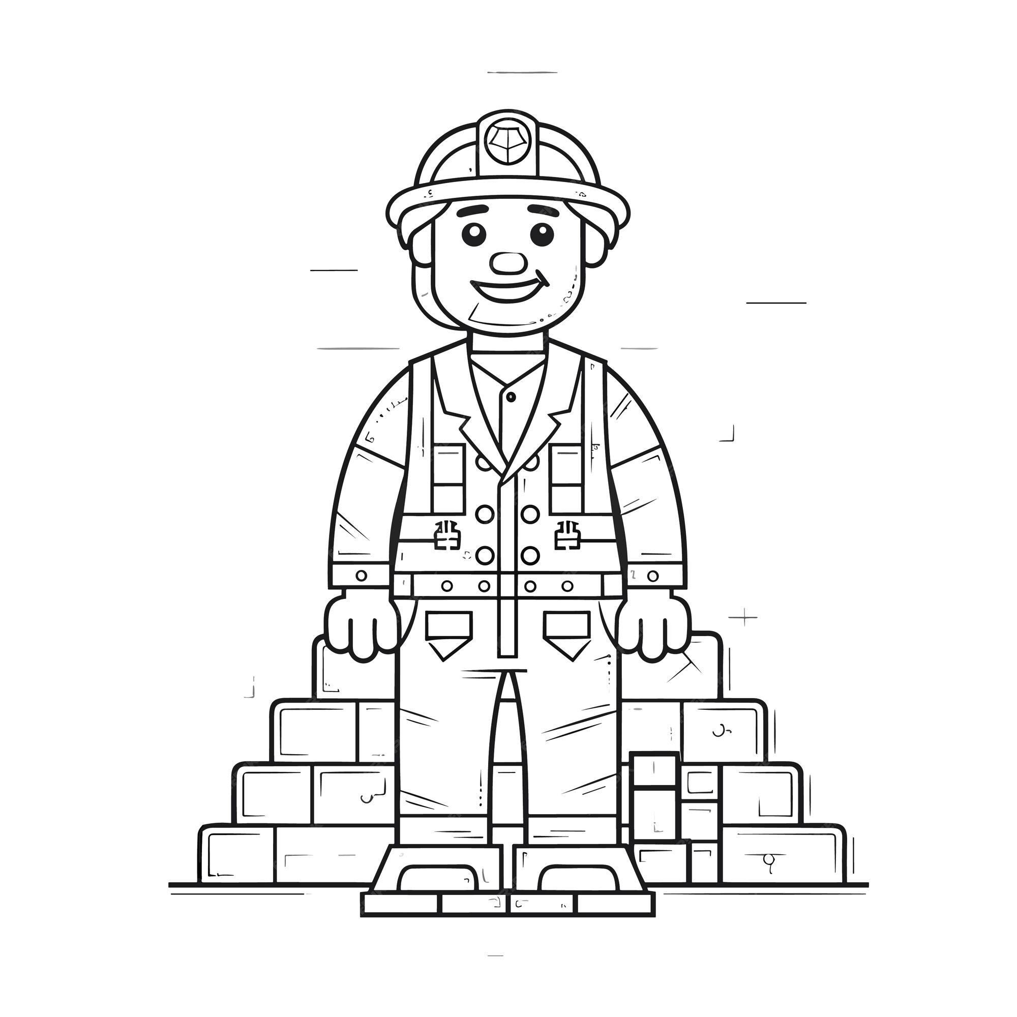 Premium vector sketch hand drawn single line art coloring page line drawing rapairman day