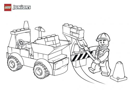 Lego coloring pages truck coloring pages lego coloring