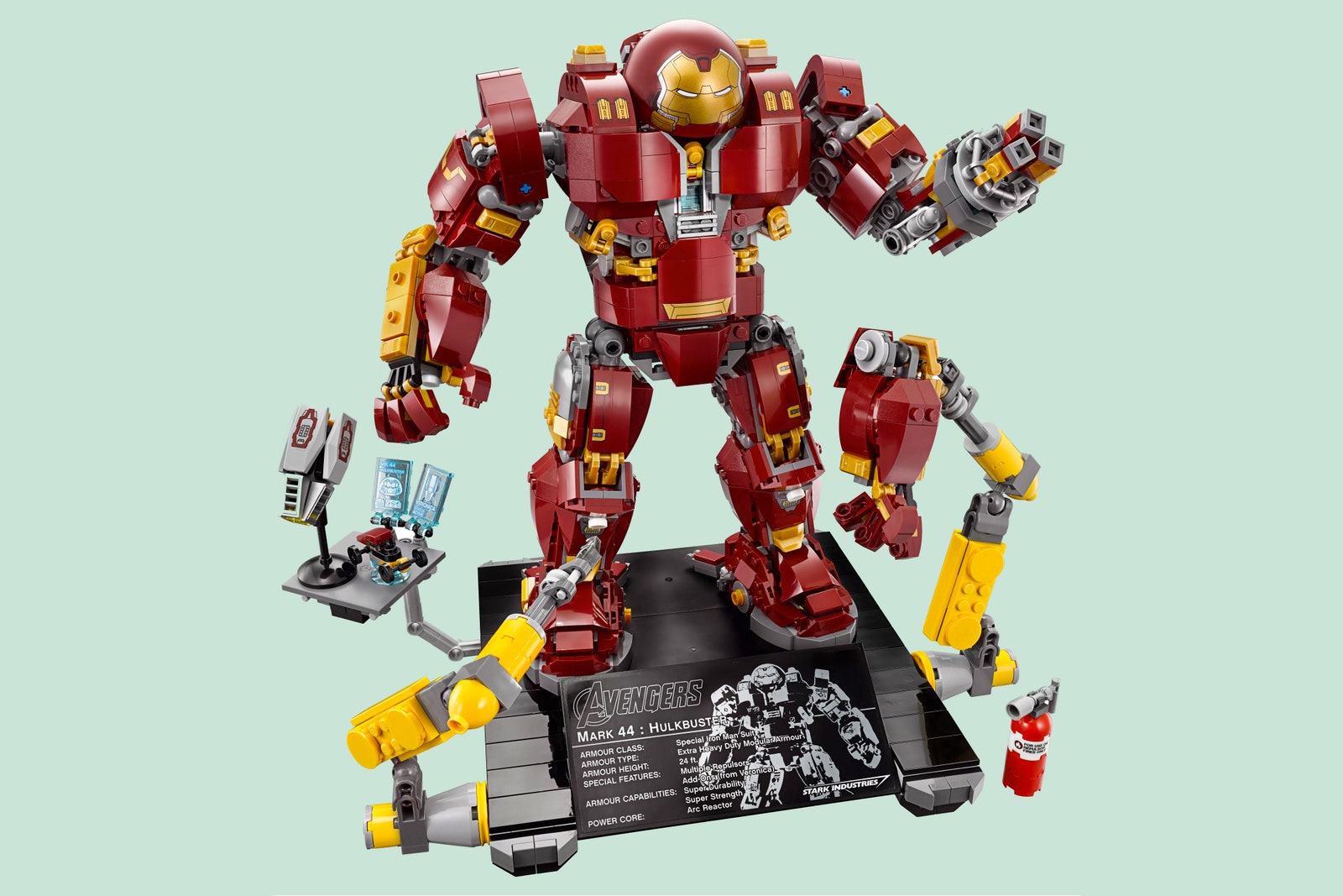 Legos hulkbuster is the heftiest superhero build in the avengers
