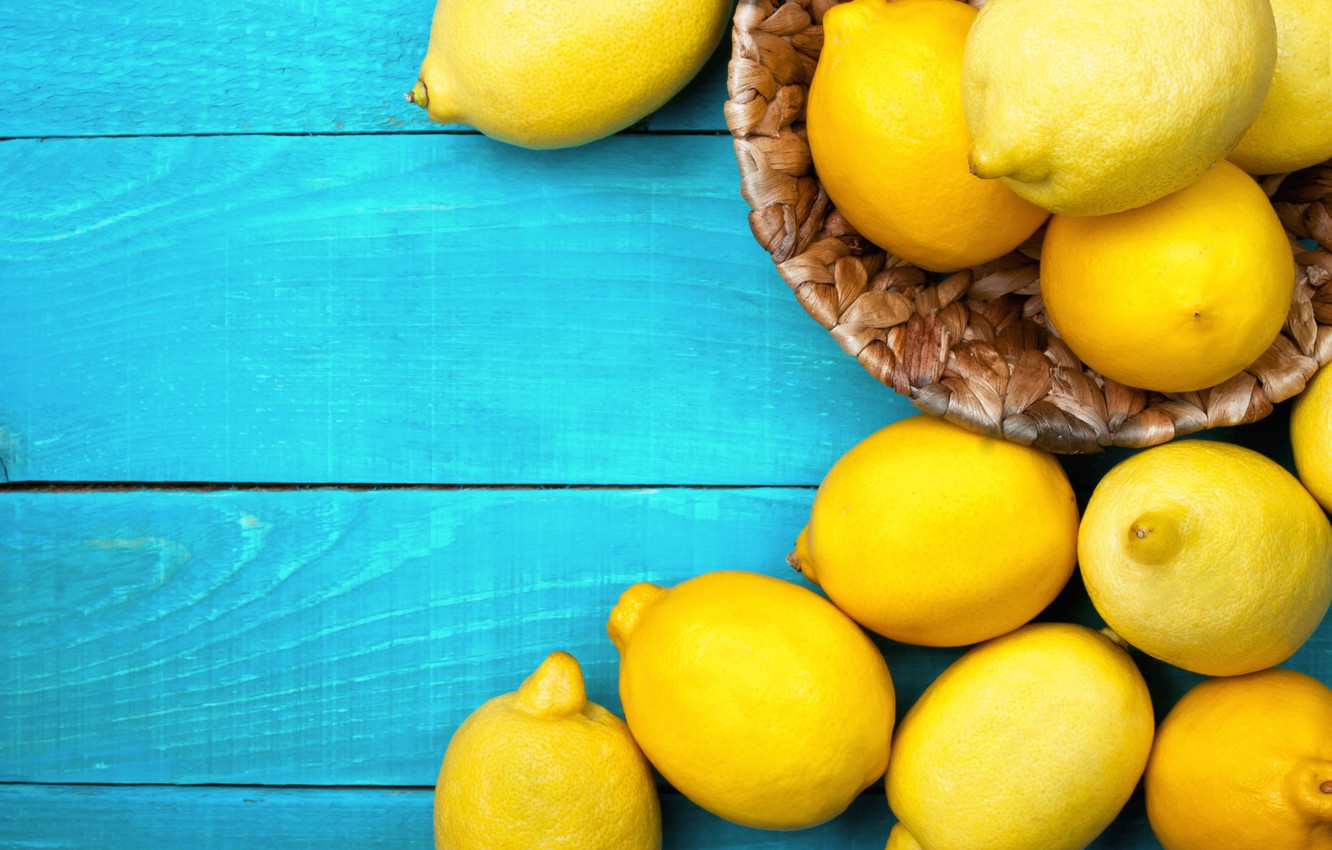 Wallpaper yellow lemon blue background citrus lemons images for desktop section ðµðð