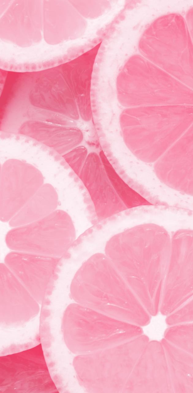 Pink lemons wallpaper by lovelynature