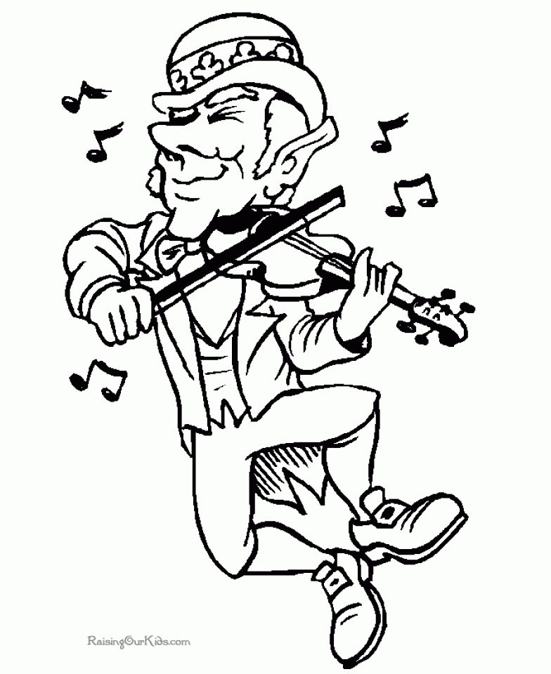 Get this printable leprechaun coloring pages phb