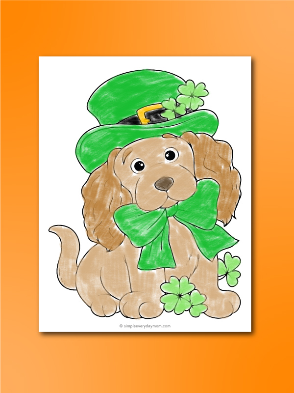 Leprechaun coloring pages for kids freebie