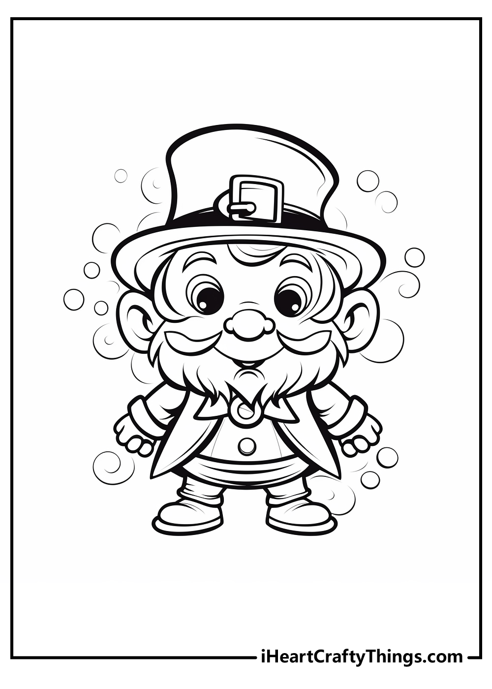 Leprechaun coloring pages updated