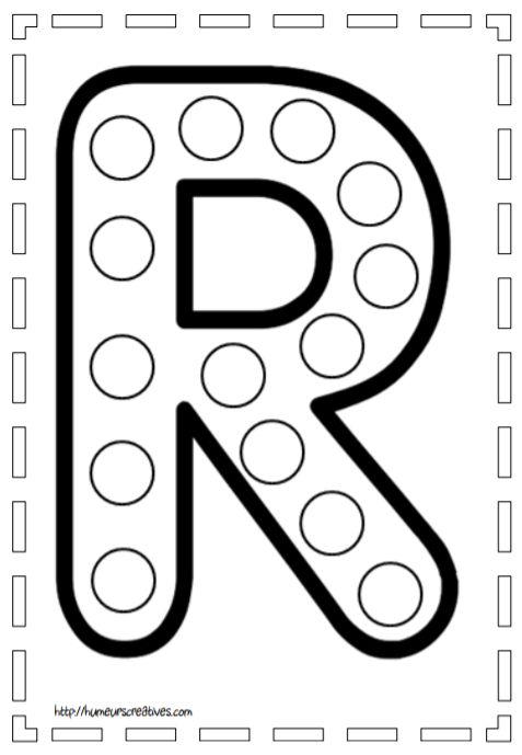 Imagem da letra r para imprimir atividades alfabeto prã