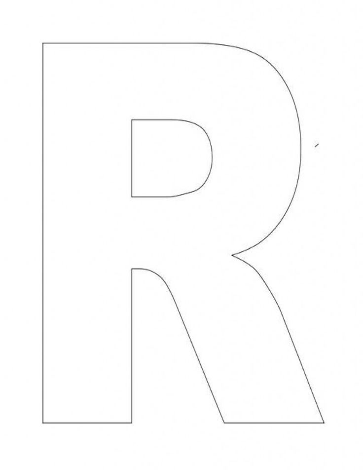 Letter r coloring pages printable