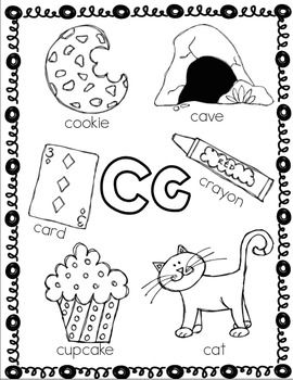 Letter cc coloring sheet freebie coloring sheets alphabet coloring lettering