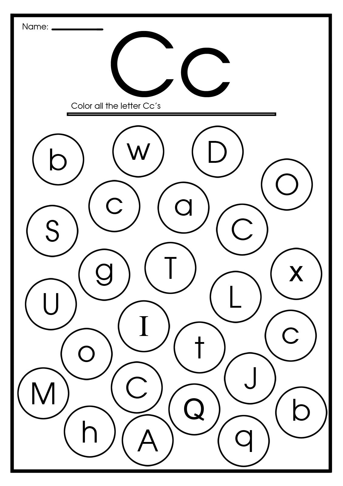 English for kids step by step letter c worksheets flash cards coloring pages