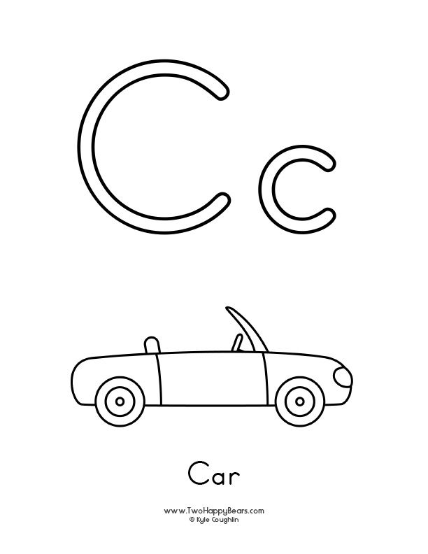 Free printable coloring page for the letter c with upper and lower case letters andâ arabic alphabet for kids alphabet crafts preschool alphabet coloring pages