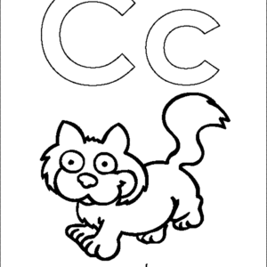 Letter c coloring pages printable for free download