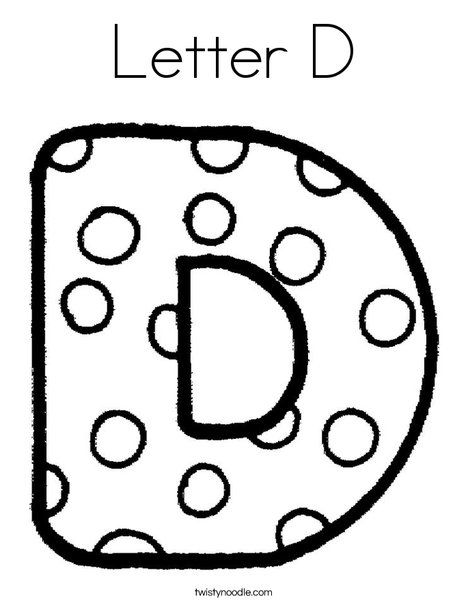 Letter d coloring page lettering letter d d book