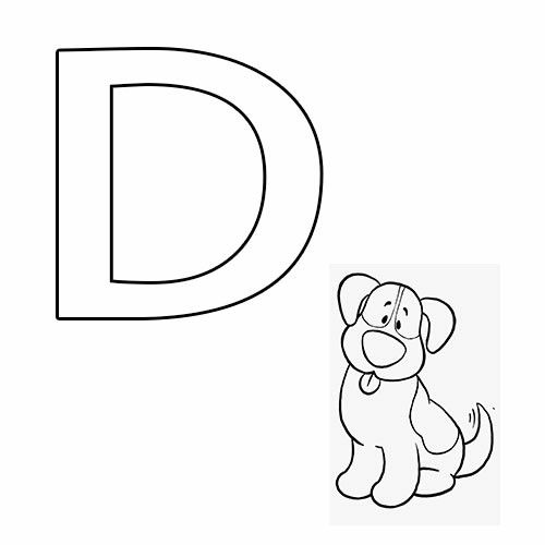 Printable letter d coloring pages printable letters coloring pages letter d