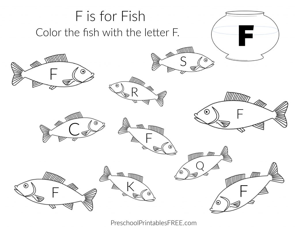 Letter f worksheets for preschool â free preschool printables